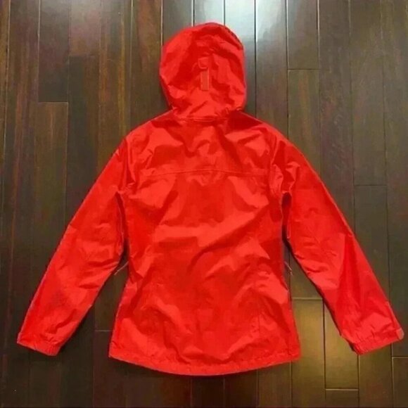 Columbia Jacket Omni Shield Waterproof Nylon Windbreaker Hood Coral Orange XS - Picture 15 of 16